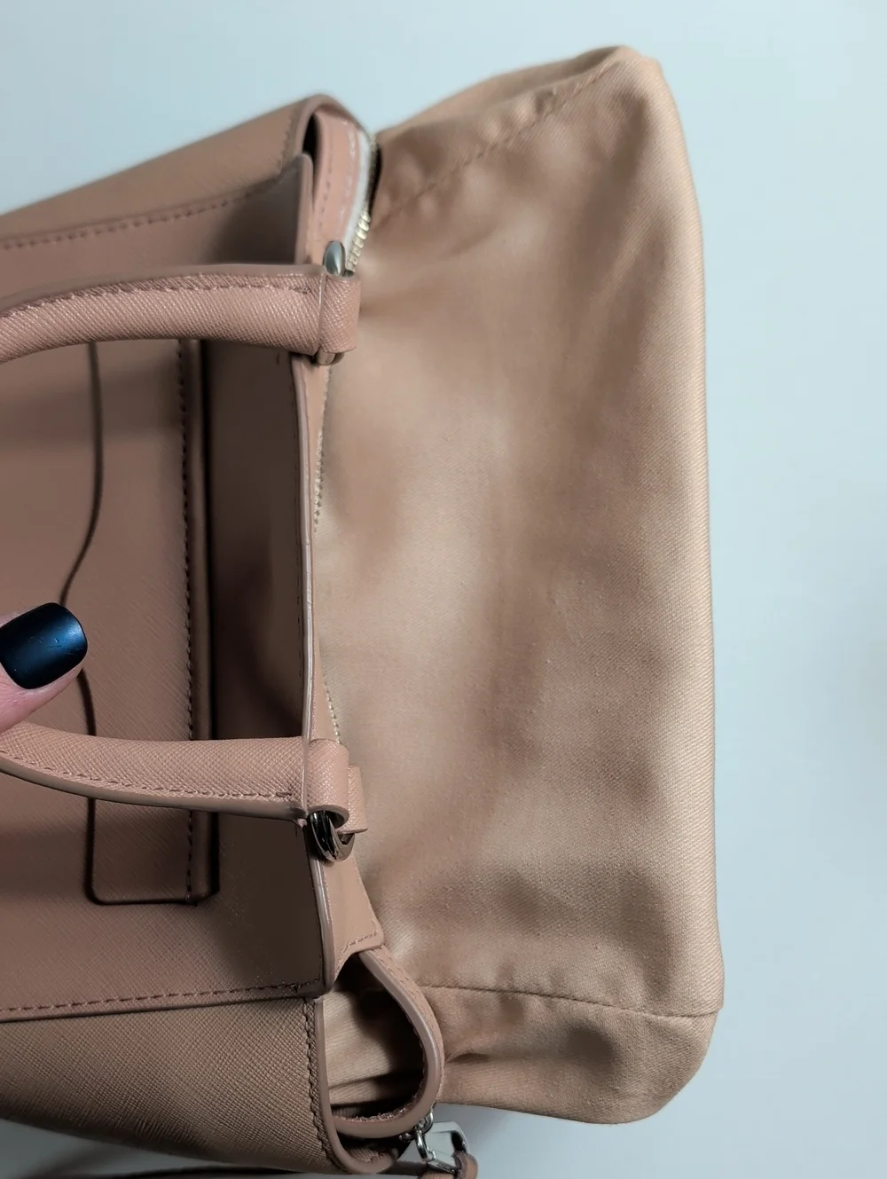 Rebecca Minkoff Blush Pink Mini Tote & Crossbody Bag
